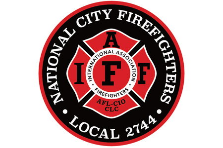 National City Firefighters logo